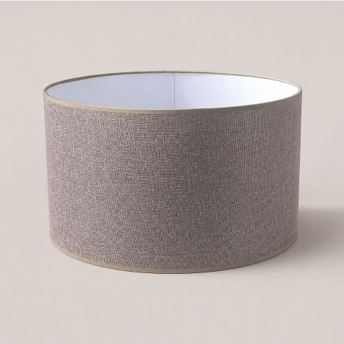 Vizon Kumaş Silindir Abajur ve Lambader Başlığı (Farklı Boyut Seçenekleri)